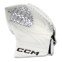 CCM Tacks Pro Senior Goalie Catch Glove (2026) - White