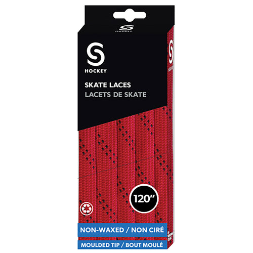 SFS - NON-WAXED HOCKEY LACES - red.jpg