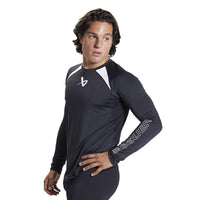 Bauer Performance Long Sleeve Youth Baselayer Top - Black